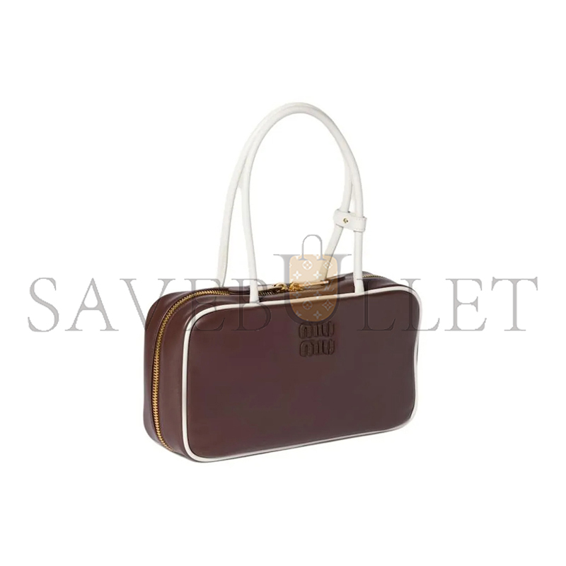 M1v M1v beau leather top-handle bag 5bb172 05 (29*17*9cm)